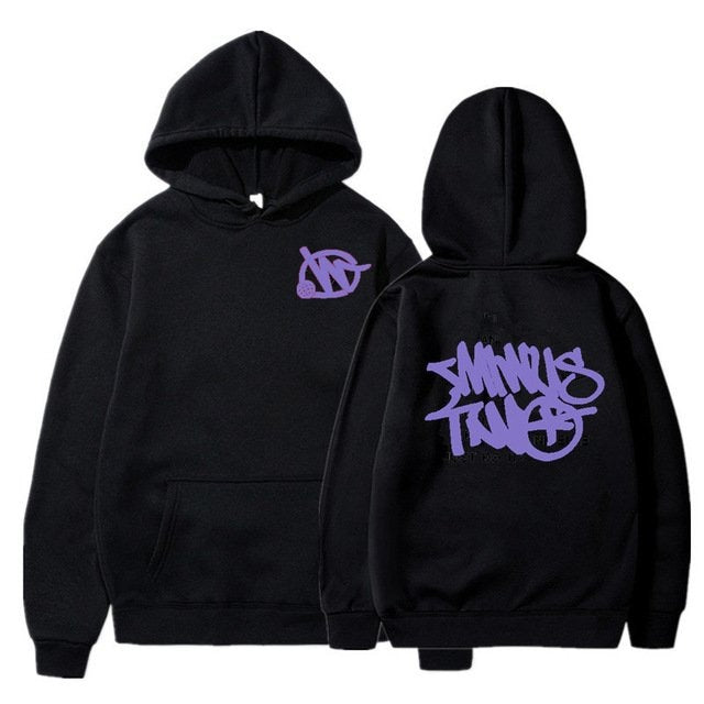Minus Two Purple Edition Black Hoodie - Whites